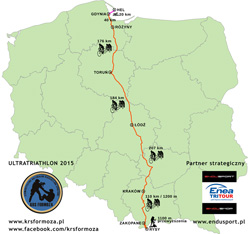 trasa Ultratriathlonu